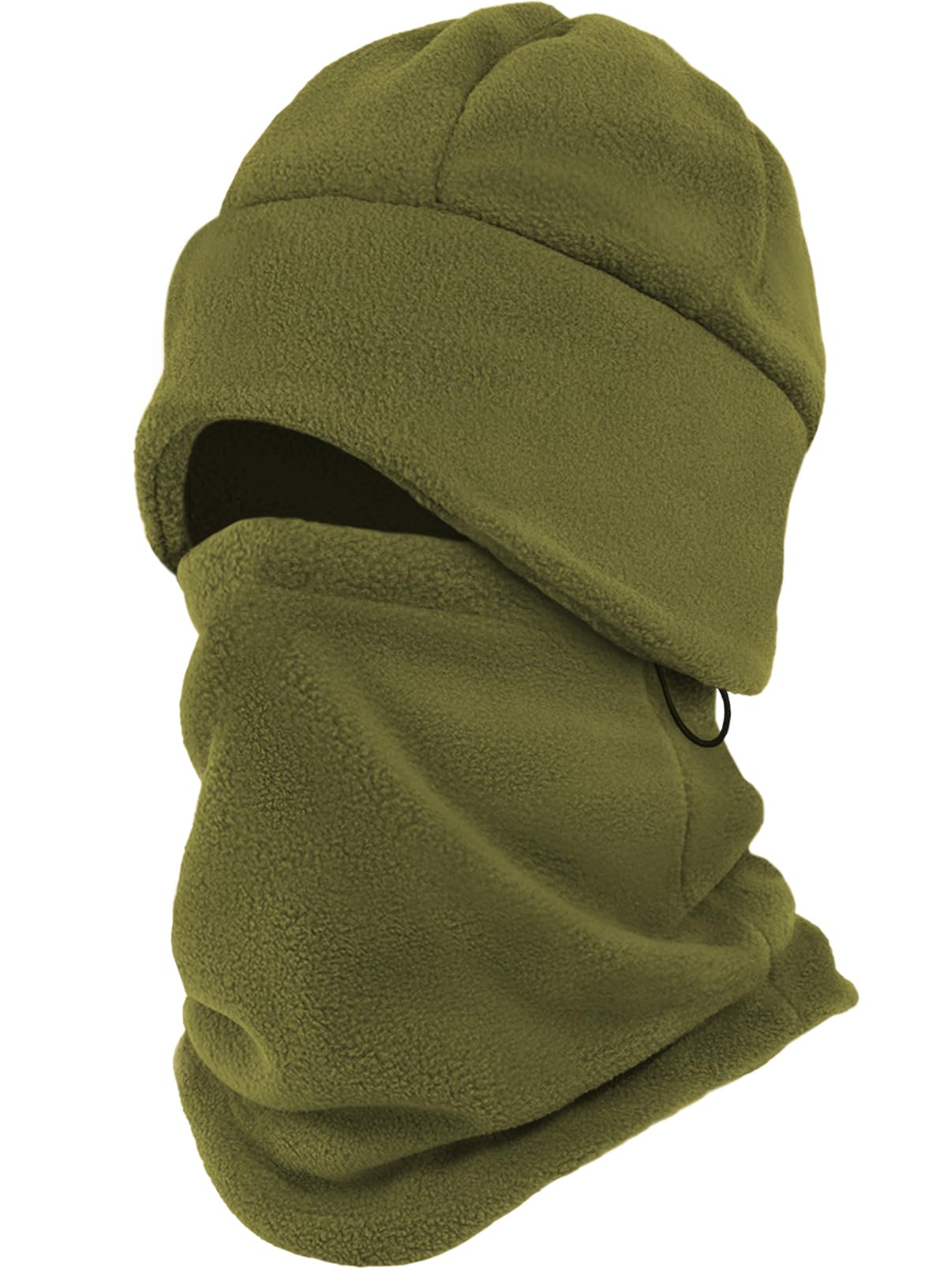 Winter Beanie Hat Scarf Set with Ear Flaps for Men Women Knit Fleece Lined Skull Cap Windproof Neck Warmer Gaiter